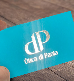 Cartão de visita Laminado Fosco + Hot Stamping
